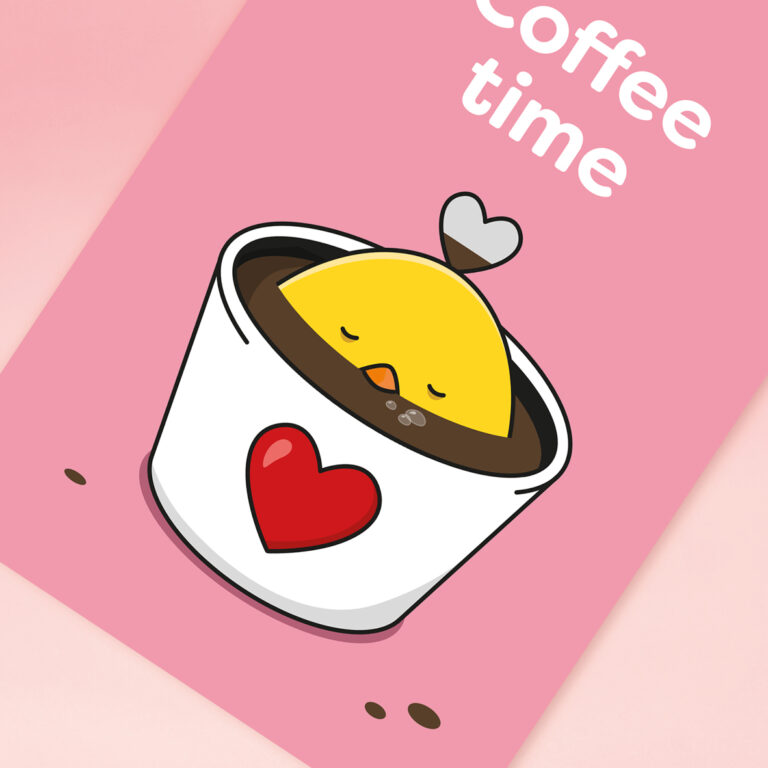 Beaky Boops Shop coffee time close up